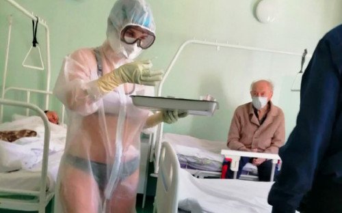 Тульский губернатор поддержал вышедшую на работу в купальнике медсестру