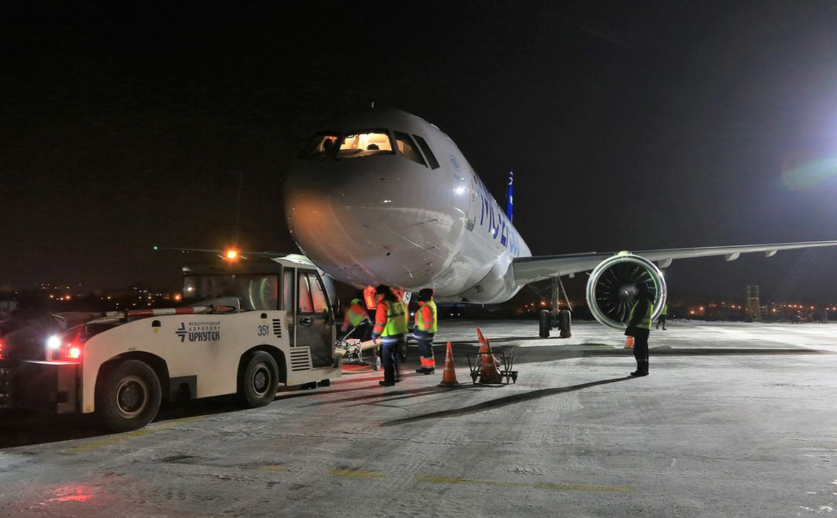 Самолет МС-21-300 впервые сел в гражданском аэропорту"/>













